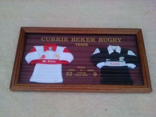 SA RUGBY CURRIE CUP FINAL1999 WALL PLAQUE