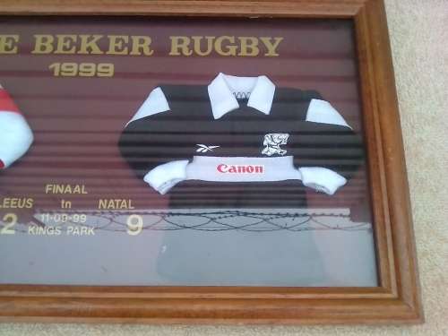 SA RUGBY CURRIE CUP FINAL1999 WALL PLAQUE