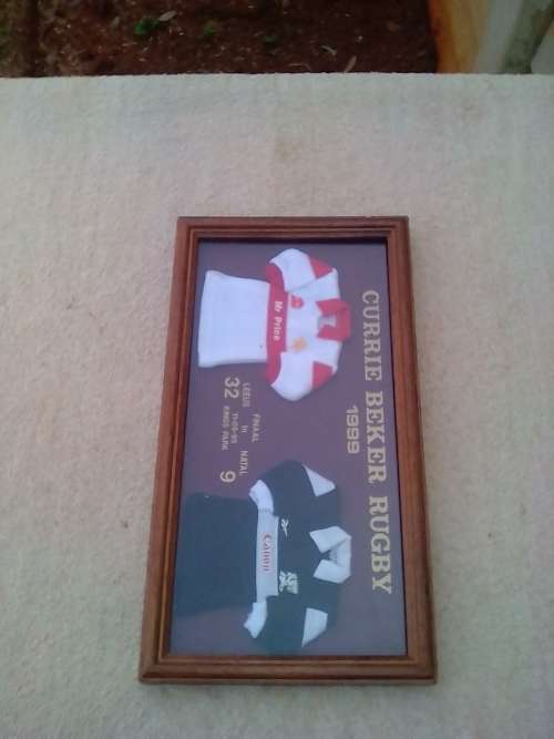 SA RUGBY CURRIE CUP FINAL1999 WALL PLAQUE