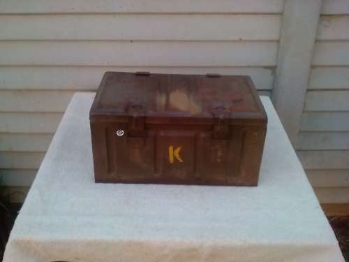 SADF STEEL AMMO BOX 55 CM X 28 CM X 22 CM