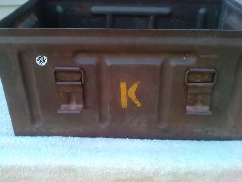 SADF STEEL AMMO BOX 55 CM X 28 CM X 22 CM