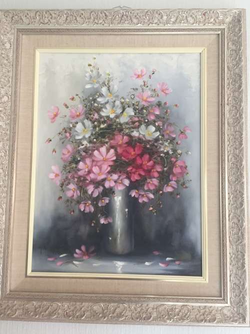 Mia Venter original Cosmos oil painting