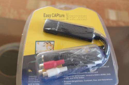 USB 2.0 Easy Cap TV DVD VHS Audio Video Capture Adapter Converter