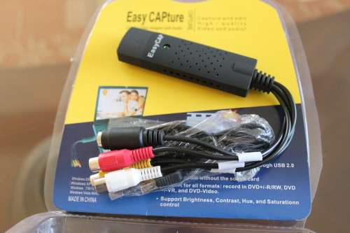 USB 2.0 Easy Cap TV DVD VHS Audio Video Capture Adapter Converter