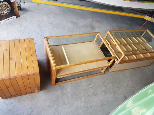 Pine Portable Shop Cabinets