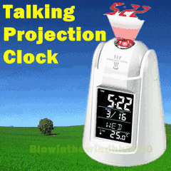 Talking Projection Clock