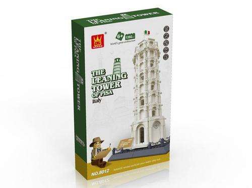 HUGE 1392 Pieces -The Leaning Tower of Pisa, High Quality 100% Lego Compatable