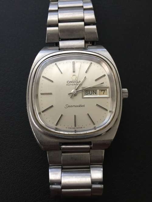 Omega seamaster stainless steel auto