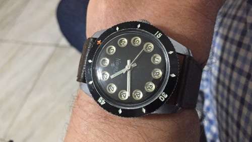 Orion 24 hour dial watch- manual wind