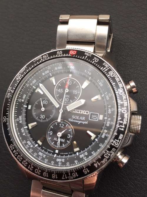 Seiko Solar Chronograph- NOT WORKING