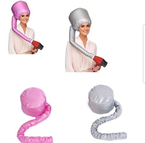Soft Hood Hairdryer Bonnet Heat Cap Portable Soft Attachment Hair Dryer for Home and Salon