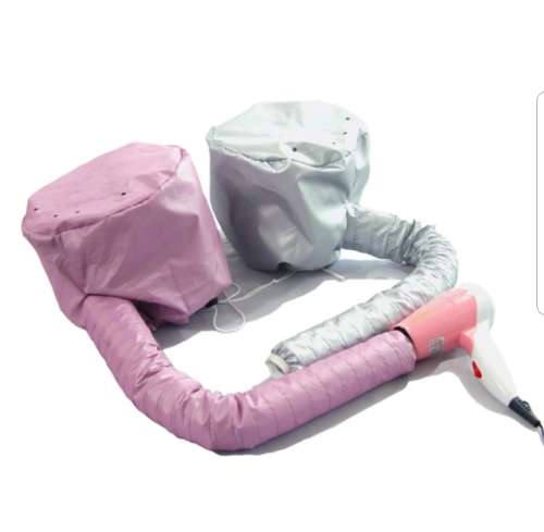 Soft Hood Hairdryer Bonnet Heat Cap Portable Soft Attachment Hair Dryer for Home and Salon