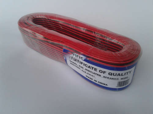 100m Speaker Cable Red and Black 2.5mm BS-002