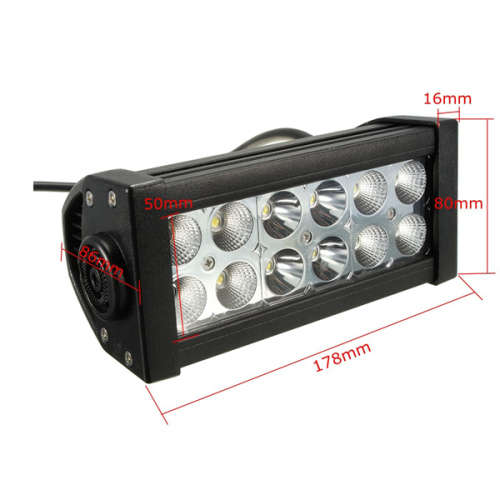 36w led car bar light