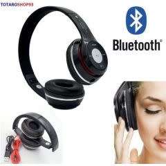 CUFFIE BLUETOOTH CUFFIA STEREO MICROFONO MP3 FM SLOT MICRO SD X IPHONE ANDROID