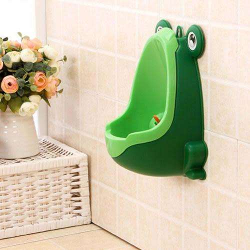 Frog Plastic Baby Children Boys Pee Potty Toilet Training Kids Urinal Bathroom