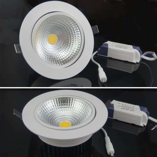LED COB ceiling light 3W/5W/7W/9W/12W Recessed LED Spot downlight Lamp