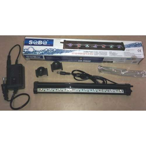SOBO LED-250AS LED Submersible Light & Air Stone(  pure red colour only )