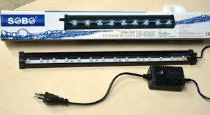 SOBO LED-250AS LED Submersible Light & Air Stone(  pure red colour only )