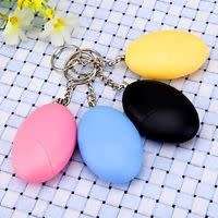 Lound Personal Staff Panic Rape Attack Panic Safety Security Alarm Keyring 120(  pink  / black only)