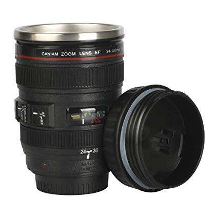 Camera Lens Thermo Stainless Steel Flask/Cup