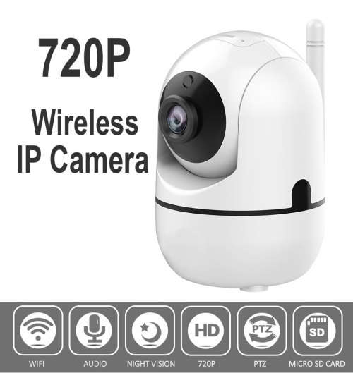 Wireless Baby Monitor IP Home Camera 720PMotion Detection 2 Way AudioNight Vision WiFi Wireless Secu