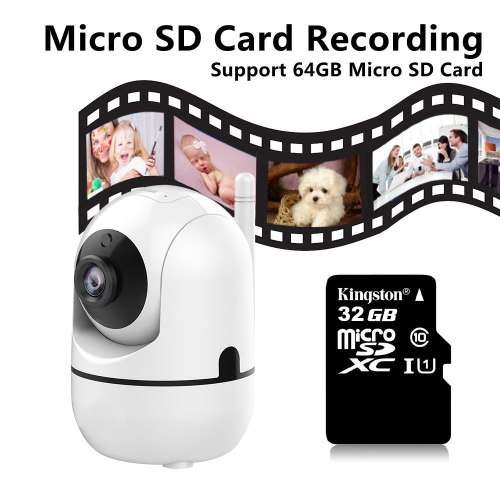 Wireless Baby Monitor IP Home Camera 720PMotion Detection 2 Way AudioNight Vision WiFi Wireless Secu