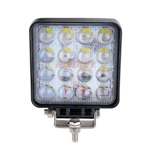 4D 48W Square LED Spot light for Car and 4X4