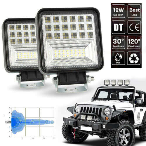 1pcs   : 4 Inch 126W LED Work Light Bar Flood Spot Combo Driving Lamp Car Truck Offroad