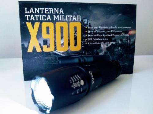 Rechargeable Led Cree  Torch Zoomable x900 Flashlight