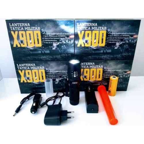 Rechargeable Led Cree  Torch Zoomable x900 Flashlight