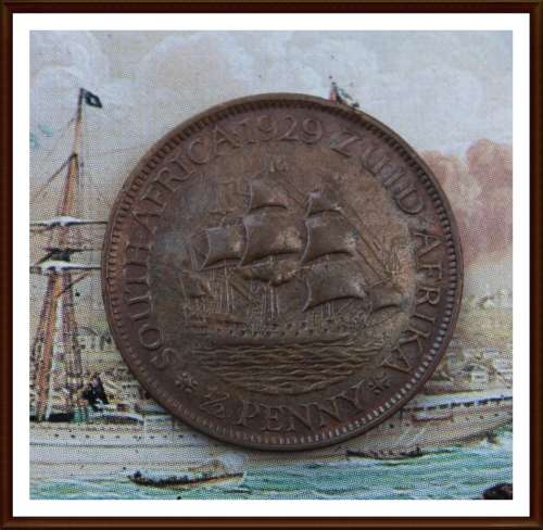 SA. Half Penny 1929, Condition as per photo.