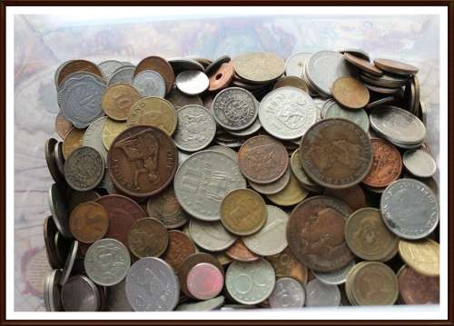 World Coins Lot,. Buy Per kilogram, Circulated Coins in  Good Conditions.
