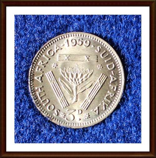 1960 S.A.U. Set,  The Coins in Excellent Conditions, Pls as per Photo. Tickey is lost and put 1959.