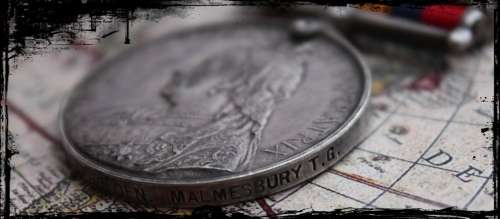 Boer War  QSA medal with Cape Colony & South Africa 1902, Pte. W.J. HOLDEN.