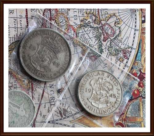 1945 South African Coin Set, Conditions Please as per Photo.