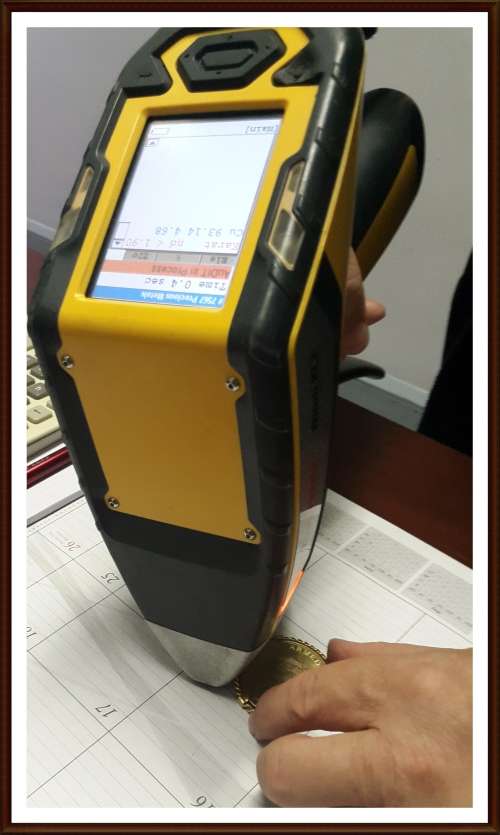 Rhodesia Medallion, of Rhod. Armed Forces, The Rims of the medallions are Gold Plated, as per Photo.