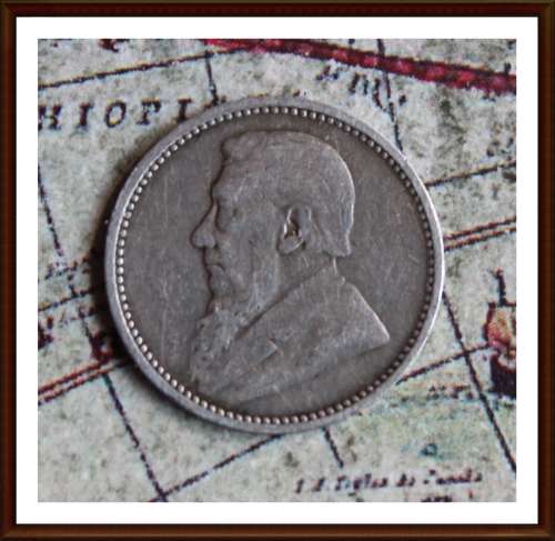 1895 Z.A.R. Threepence, Circulated Coin,  Conditions, as per Photo.