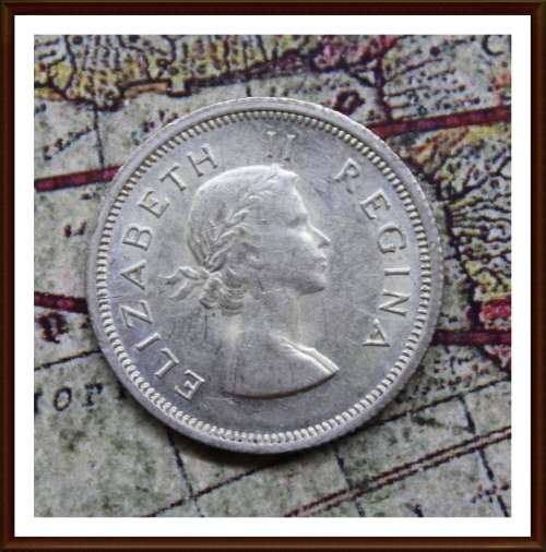 1957 Union of South Africa, Excellent Sixpence, Almost UNC, as per Photo.