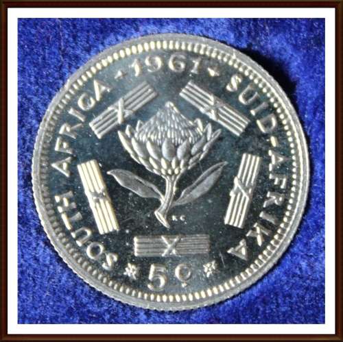 1961 Rep. South Africa, Long Coin Set, (NO GOLD) as per Photo.