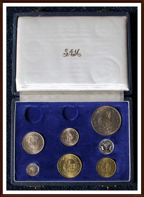 1961 Rep. South Africa, Long Coin Set, (NO GOLD) as per Photo.