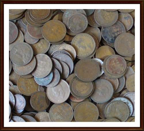 Uni. of South Africa, Massive Collection  the 1D, 1/2D, 1/4D in Circulated Conditions, as per Photo.