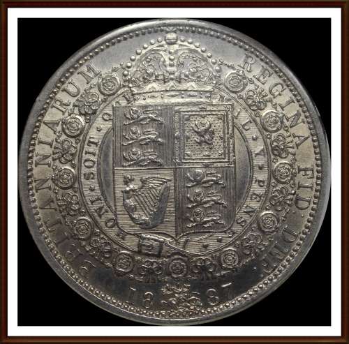 1887, Great Britain, Rare Partial Set of  Coins Almost UNC, as per Photo.