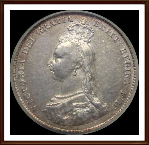 1887, Great Britain, Rare Partial Set of  Coins Almost UNC, as per Photo.