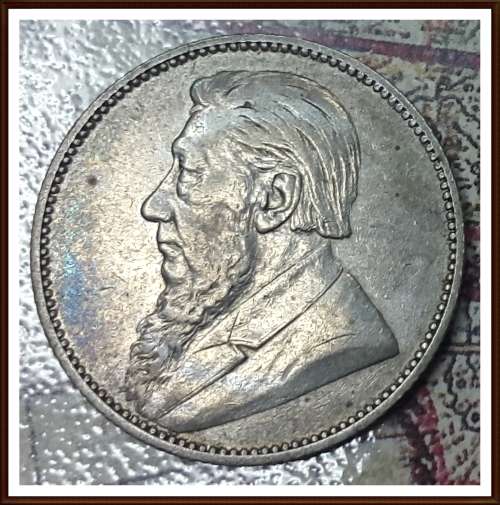 Z.A.R  Shilling 1895,Circulated Coin in Good Grade, Only 327.380 Minted, Please as per Photo.