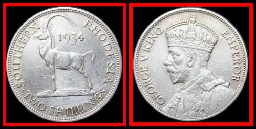 Southern Rhodesia:  Excellent Partial Coin Set of 1934, Judge Condition for Yourself.