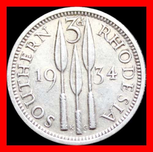 Southern Rhodesia:  Excellent Partial Coin Set of 1934, Judge Condition for Yourself.