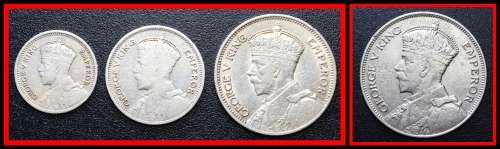 Southern Rhodesia:  Excellent Partial Coin Set of 1936, Judge Condition for Yourself.