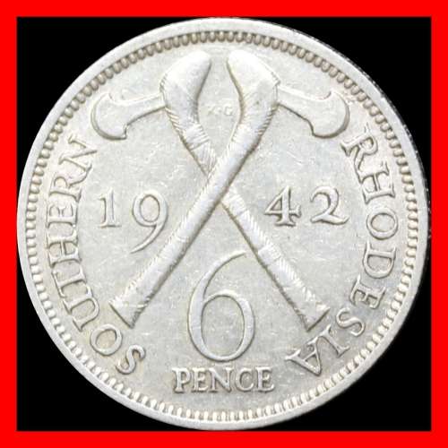 Southern Rhodesia:  Excellent Partial Coin Set of 1942, Judge Condition for Yourself.
