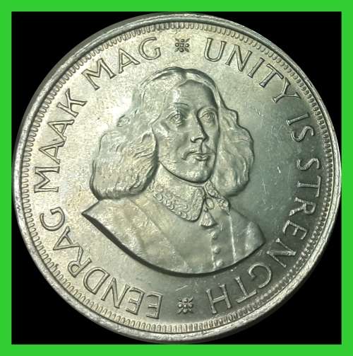 1962 Rep. of South Africa: 50 Cent, Coin Almost (UNC), Judge Condition for Yourself. As per Photo.